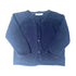 Bout'chou Navy Fine Knit Cardigan - 12 months