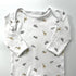 The Little White Company White Safari Sleepsuit - 3 months