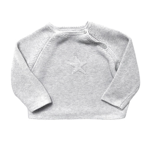 Grey Zara Knit Cardigan - 9 months
