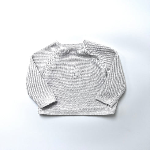 Grey Zara Knit Cardigan - 9 months