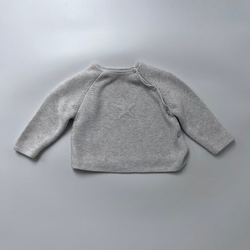 Grey Zara Knit Cardigan - 9 months