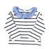 Blue Stripes Jacadi Top - 24 months