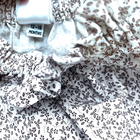 Brown Flower Rose & Guy Bloomer - 18 months