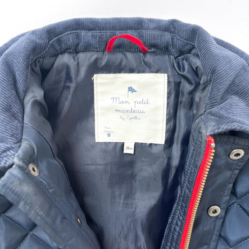 Navy Cyrillus Padded Jacket - 3 years