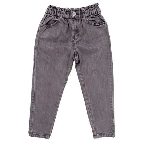 H&M Grey Paperbag Jeans - 5 years