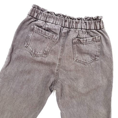 H&M Grey Paperbag Jeans - 5 years