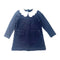 Jacadi Navy Dress Petal Collar - 5 years