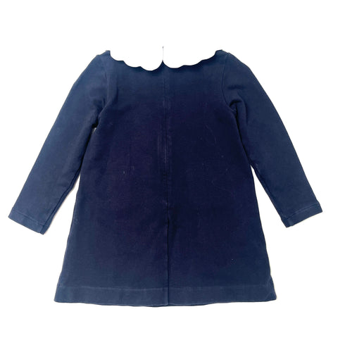 Jacadi Navy Dress Petal Collar - 5 years