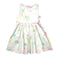 Jacadi White Summer Dress Neon Flowers - 5 years
