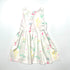 Jacadi White Summer Dress Neon Flowers - 5 years