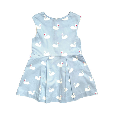 Jacadi Blue Swan Dress - 4 years