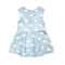 Jacadi Blue Swan Dress - 4 years