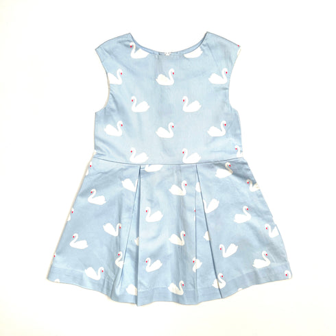 Jacadi Blue Swan Dress - 4 years