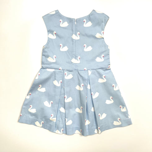 Jacadi Blue Swan Dress - 4 years