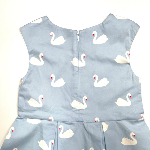 Jacadi Blue Swan Dress - 4 years