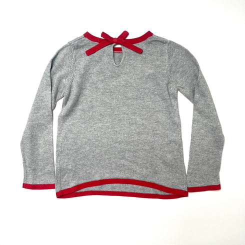 Jacadi Grey Bird Jumper - 6 years