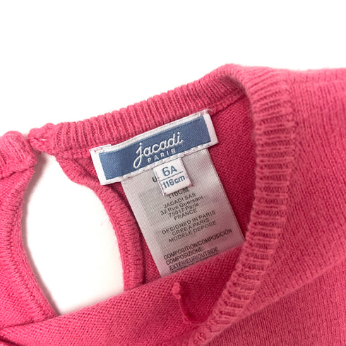 Jacadi Pink Dog Jumper - 6 years