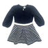 Petit Bateau Navy Skater Dress - 5 years