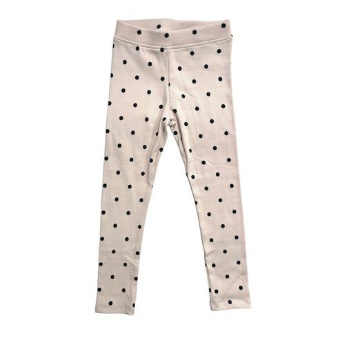 Zara Polka Dot Ribbed Leggings – Age 5 (110cm)