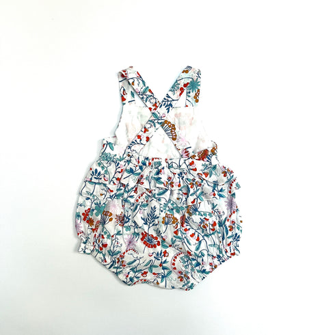 Jacadi Flower Print Romper - 12 months