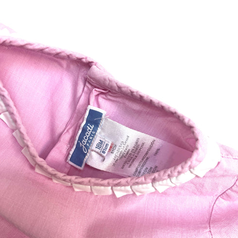 Jacadi Pink Peplum Blouse - 18 months