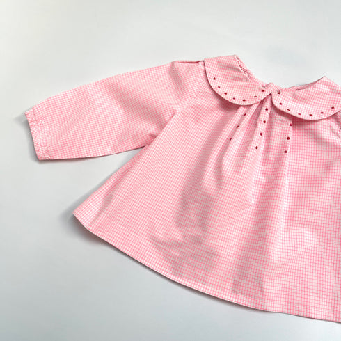 Jacadi Neon Checked Blouse - 18 months