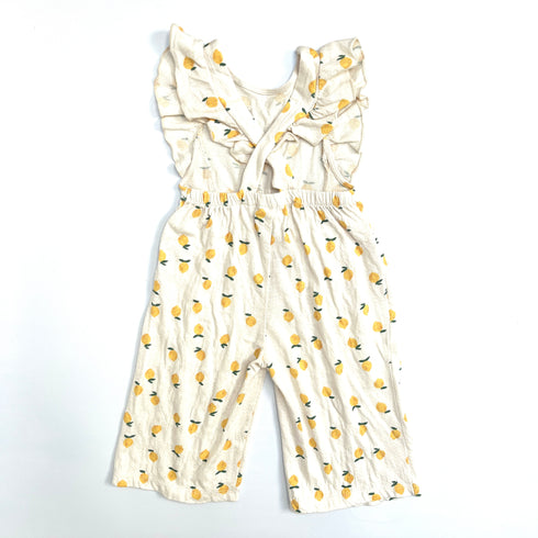 Zara Lemon Dungarees - 24 months