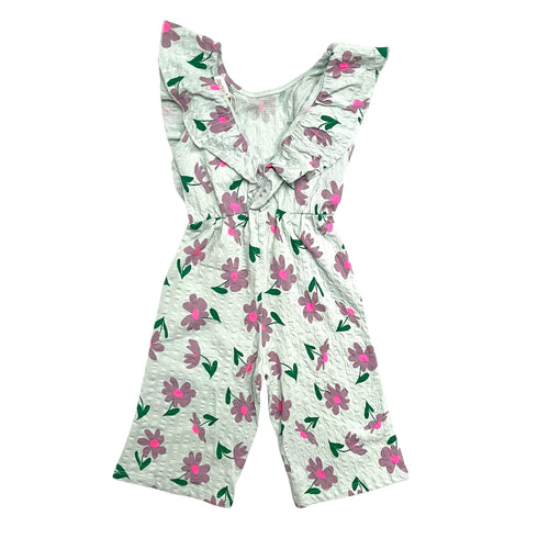 Zara Green Flower Jumpsuit BNWT - 18 months