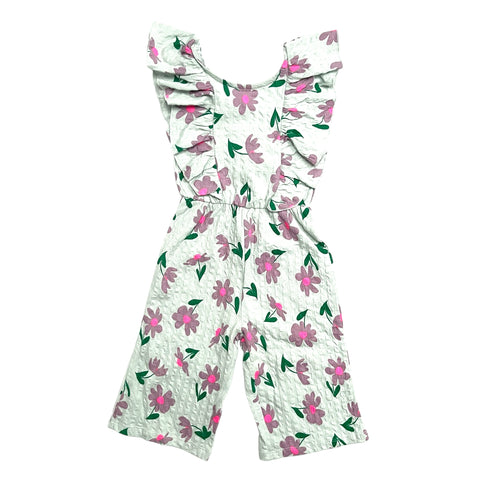 Zara Green Flower Jumpsuit BNWT - 18 months