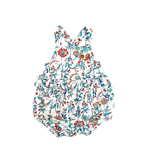 Jacadi Flower Print Romper - 12 months