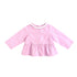 Jacadi Pink Peplum Blouse - 18 months