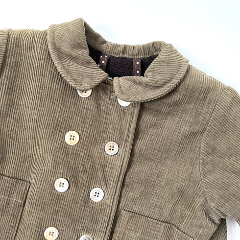 Khaki Bonton Cord Jacket - 6 months