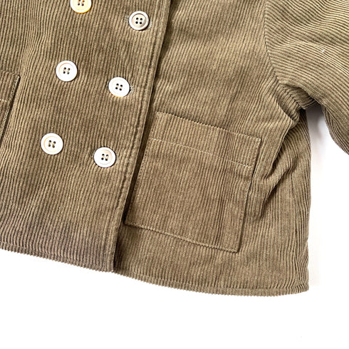 Khaki Bonton Cord Jacket - 6 months