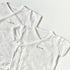 Bout'chou White Ribbed Kimono Vests x2 – 3 Months