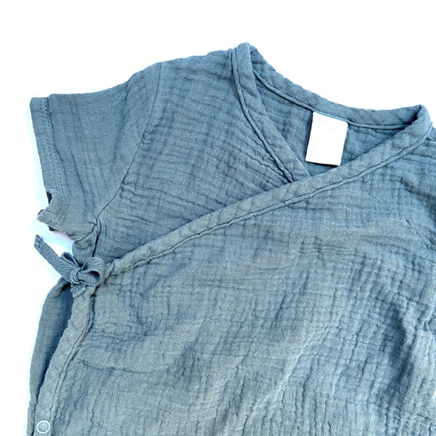 Green H&M Cotton Gauze Romper - 24 months