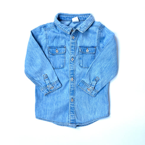 Blue Denim H&M Shirt - 18 months