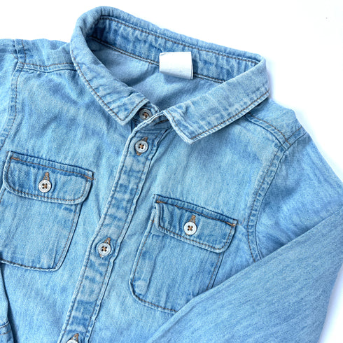 Blue Denim H&M Shirt - 18 months