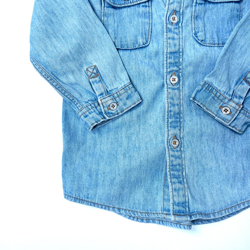 Blue Denim H&M Shirt - 18 months