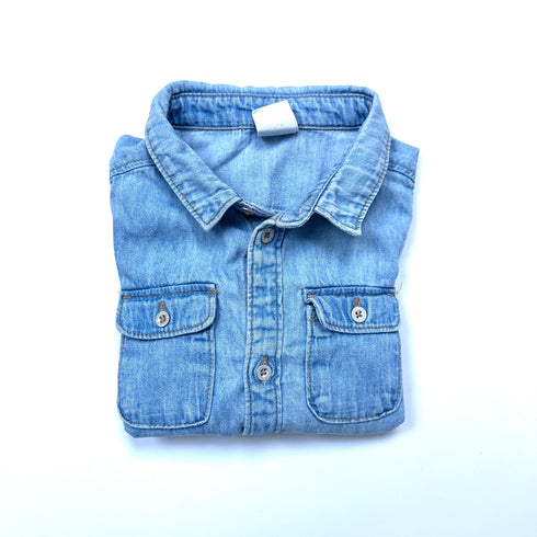 Blue Denim H&M Shirt - 18 months