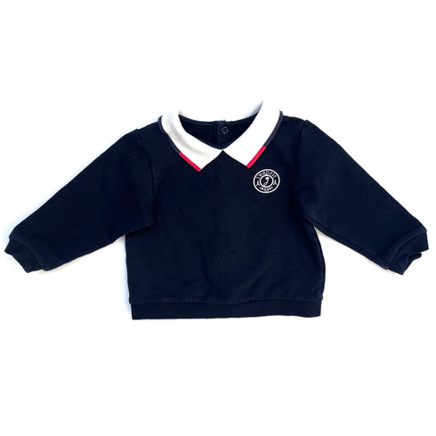 Navy Jacadi Polo Sweatshirt - 12 months