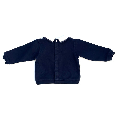 Navy Jacadi Polo Sweatshirt - 12 months