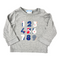 Jacadi Grey Marl Numbers Print Sweatshirt – 12 Months