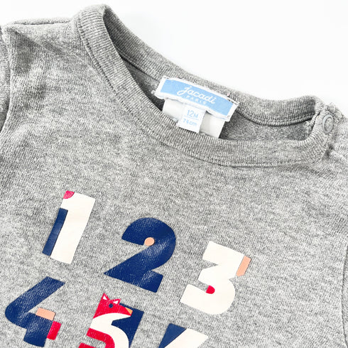 Grey Jacadi Sweatshirt - 12 months