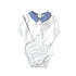 White Jacadi Vest Blue Collar BNWT - 6 months
