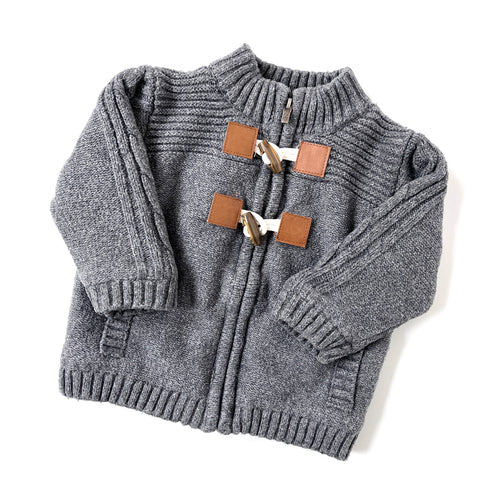 Grey Obaibi Zip Cardigan - 6 months