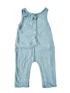 Olivier London Pale Blue Double Gauze Dungarees – 24 Months