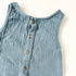 Olivier London Pale Blue Double Gauze Dungarees – 24 Months