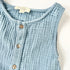 Olivier London Pale Blue Double Gauze Dungarees – 24 Months