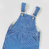 Blue Striped Petit Bateau Dungarees - 12 months