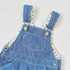 Blue Striped Petit Bateau Dungarees - 12 months